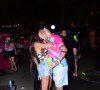Sarah Andrade e Rodrigo Mussi trocaram beijos na Farofa da Gkay