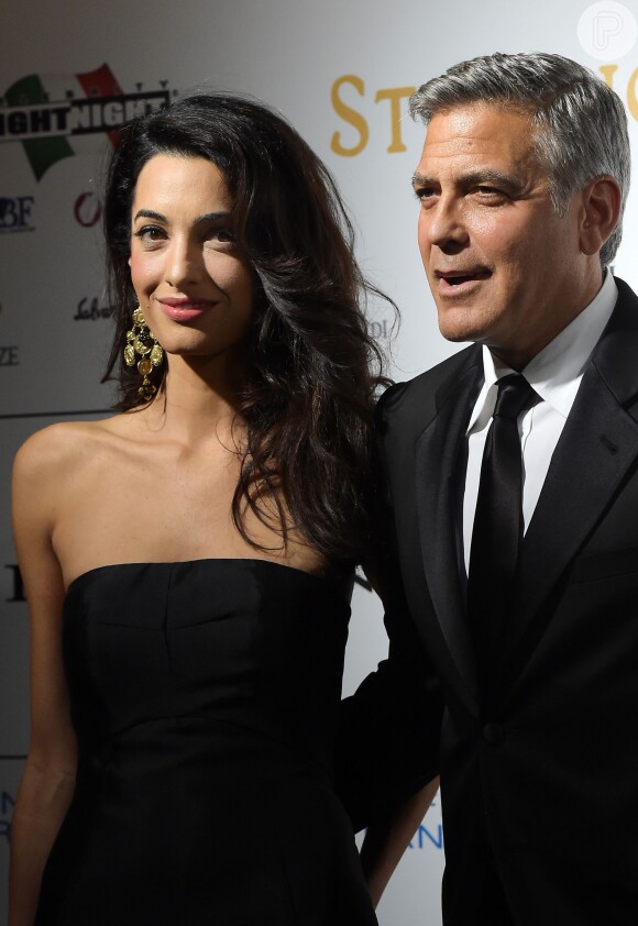 Amal Alamuddin engravidou de George Clooney na lua de mel