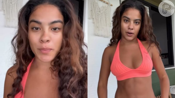 Bella Campos mostrou o corpo após boatos e soltou o verbo