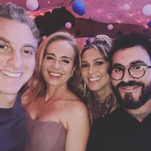 Festa do 'Domingão' contou com presença de Angélica, Luciano Huck, Lívia Andrade e Pe. Fabio de Melo