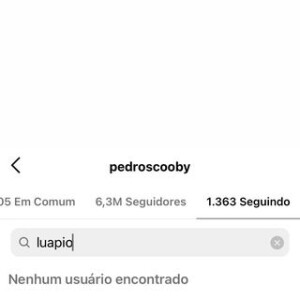 Pedro Scooby deu unfollow em Luana Piovani no Instagram