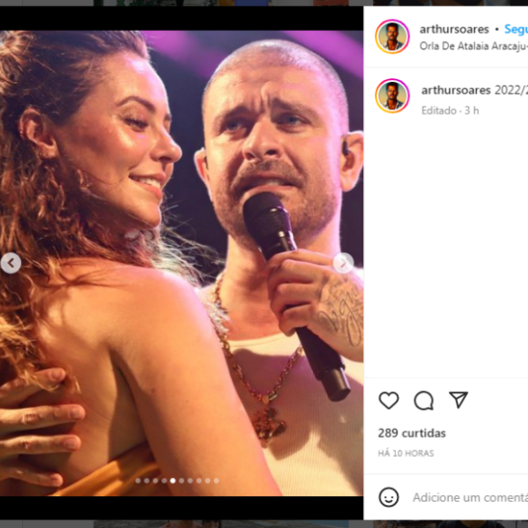 Paolla Oliveira e Diogo Nogueira levaram 100 mil pessoas ao delírio em cima do palco