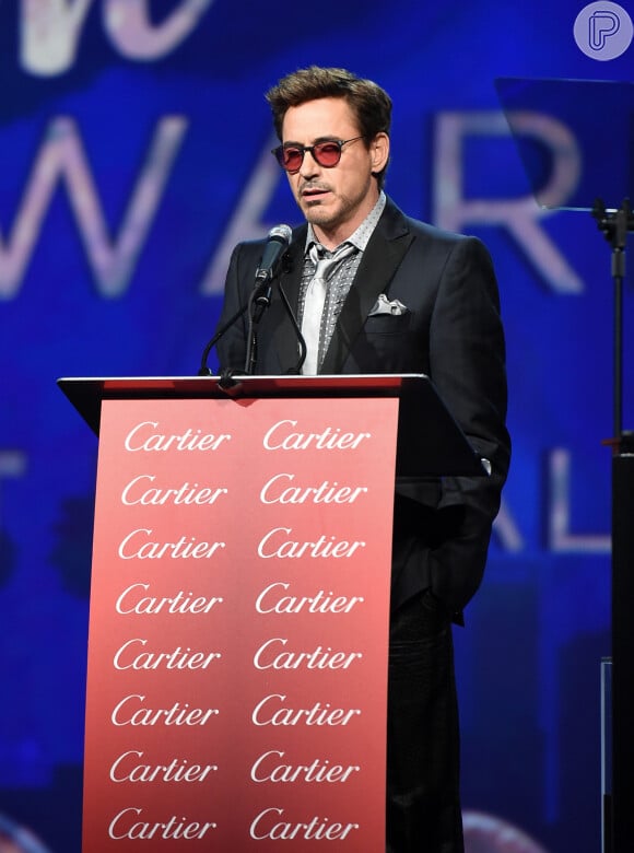 Robert Downey Jr.também participou do evento nos Estados Unidos