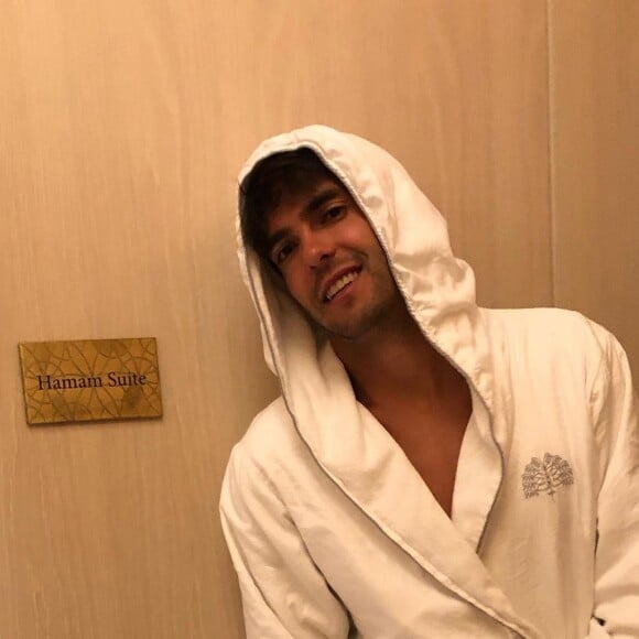 Kaká começou frisando 'o orgulho e a honra de receber muito carinho e respeito' do povo brasileiro e citou sua declaração polêmica na época da Copa do Mundo