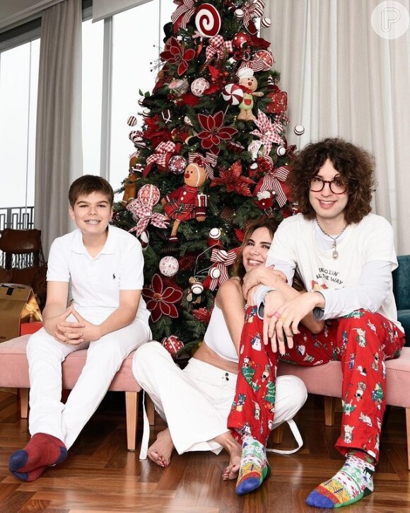 Luciana Gimenez estava ao lado dos filhos, Lucas e Lorenzo, ao sofrer acidente nos EUA enquanto esquiava