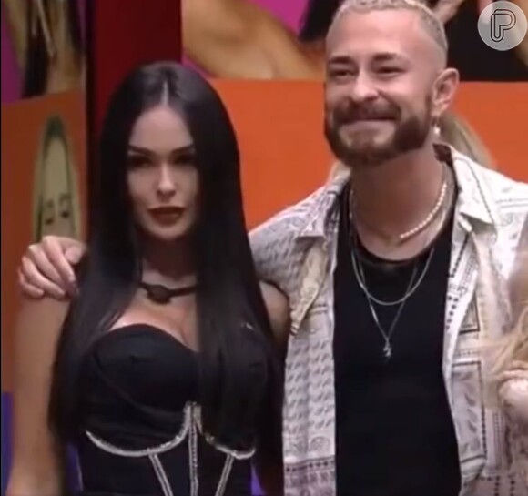 Na festa das Líderes do 'BBB 23', Fred e Larissa não se desgrudaram