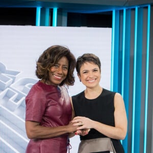 Sandra Annenberg foi colega de bancada de Gloria Maria na apresentação do 'Globo Repórter'