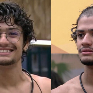 Antes e depois de Gabriel Santana, do 'BBB 23', após corte de cabelo