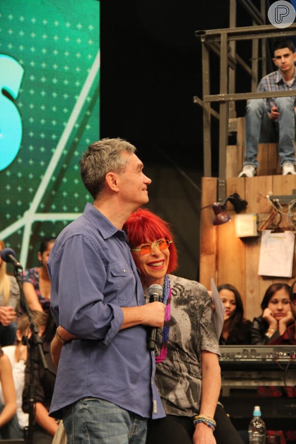 Rita Lee e Roberto de Carvalho ganharam mensagem de Serginho Groismann: 'Que linda sempre! Casal amado por todos!'