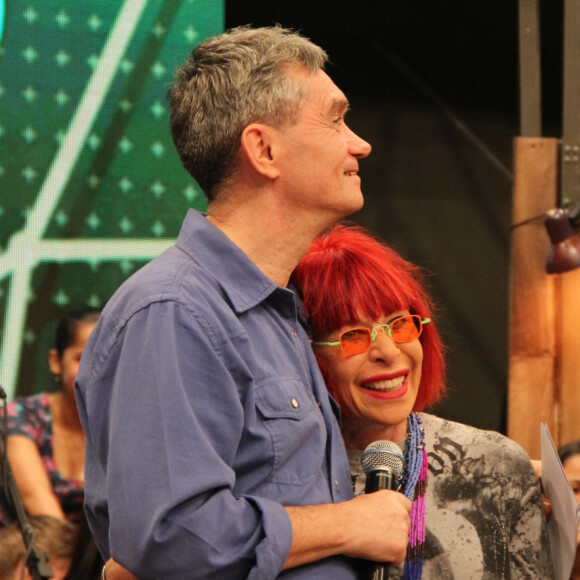 Rita Lee e Roberto de Carvalho ganharam mensagem de Serginho Groismann: 'Que linda sempre! Casal amado por todos!'