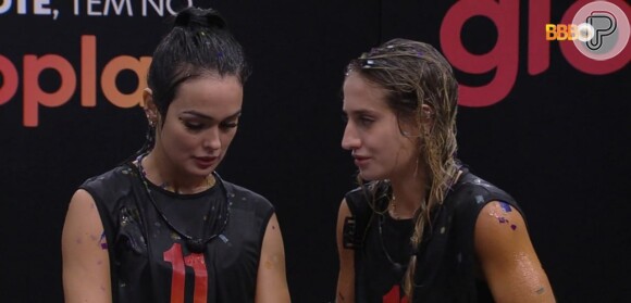 Larissa e Bruna Griphao ficaram em segundo lugar na prova de resistência