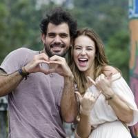 Paolla Oliveira e Juliano Cazarré gravam cenas de 'Amor à Vida' em São Paulo