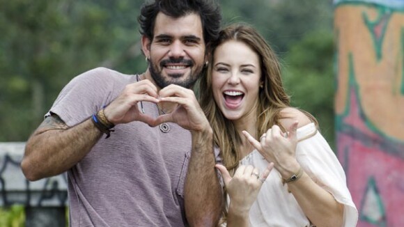 Paolla Oliveira e Juliano Cazarré gravam cenas de 'Amor à Vida' em São Paulo
