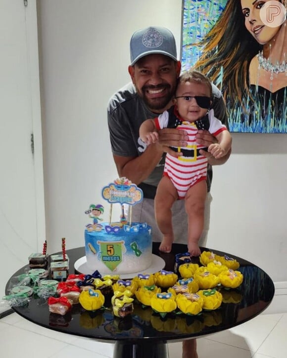 Filho de Viviane Araujo e Guilherme Militão nasceu em setembro de 2022