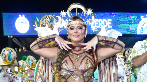 Viviane Araújo destaca barriga em 1º desfile de carnaval após nascimento do filho. Fotos!