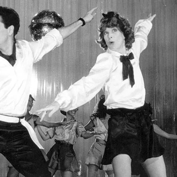 Rita Lee e o marido, Roberto de Carvalho, em foto dos anos 1980
