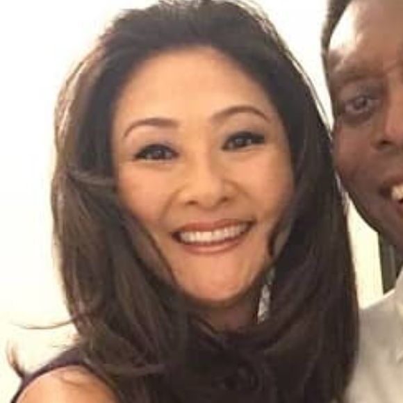 Pelé e Marcia Aoki se casaram em 2016