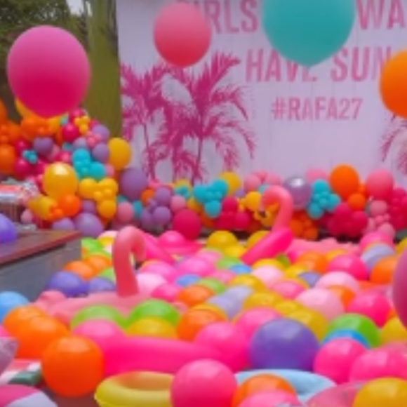 Festa de Rafaella Santos foi uma pool party