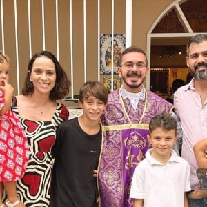 Juliano e Letícia Cazarré são pais de mais quatro filhos