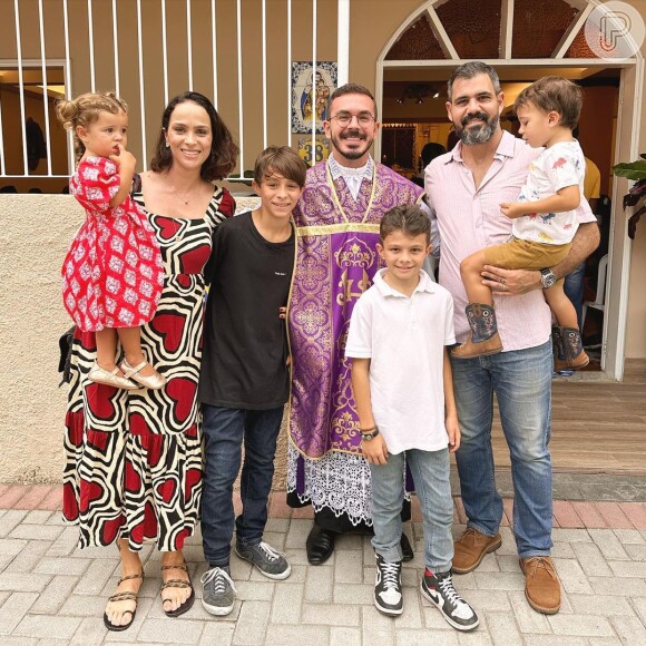 Juliano e Letícia Cazarré são pais de mais quatro filhos