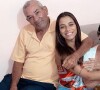 Key Alves com o avô José Batista Ramalho, que morreu na noite de 19 de março de 2023