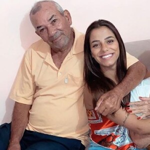 Key Alves com o avô José Batista Ramalho, que morreu na noite de 19 de março de 2023