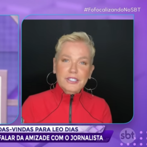 Leo Dias não conteve as lágrimas ao assistir ao depoimento de Xuxa