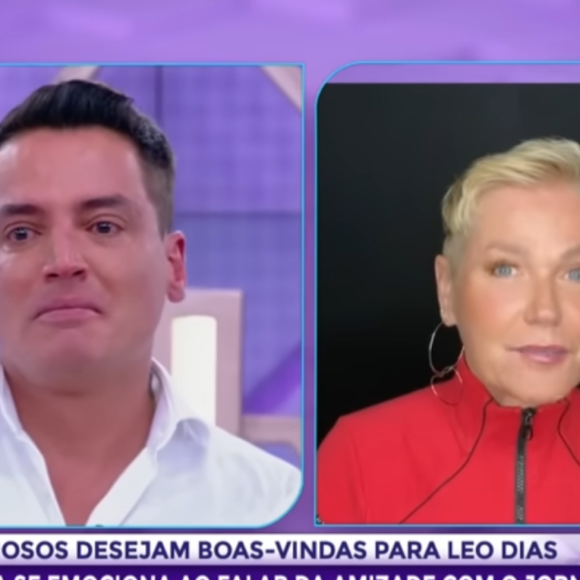 Xuxa sobre Leo Dias: 'Eu chamo de Leozinho, dá vontade de botar no colo e encher de beijo, de abraço, de carinho. Odeio quando vejo as pessoas falando mal dele'