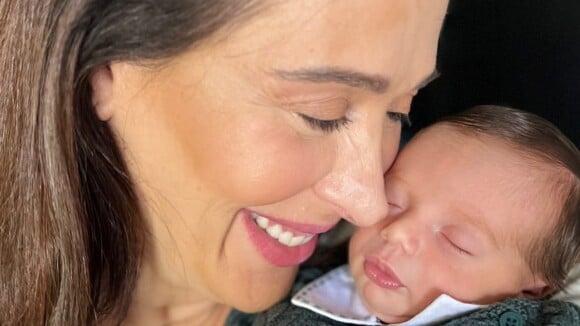 Rosto expressivo do filho recém-nascido de Claudia Raia vira meme: 'Não sei a quem puxou'. Foto!