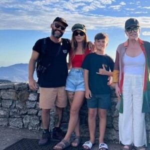 Ana Maria Braga viajou com o namorado e a família para a África do Sul