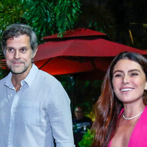 Giovanna Antonelli e o marido, Leonardo Nogueira, prestigiaram aniversário de Vanessa Giácomo