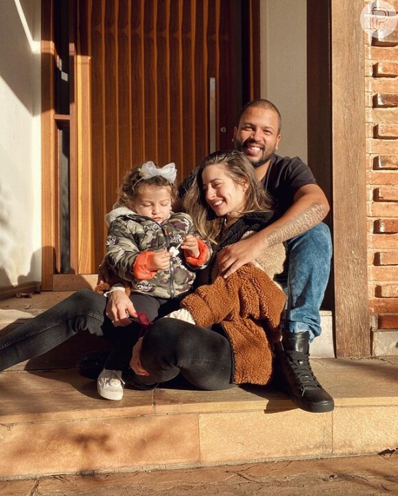 Projota e Tâmara Couto, pais de Marieva, de 3 anos, e Otto, nascido em abril de 2023, anunciaram fim do casamento na reta final da gravidez da influencer