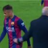 Neymar não cumprimentou o técnico Luis Enrique ao deixar o campo
