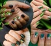 Verde nas unhas decoradas! 20 nail arts para te convencer a dar uma chance para a cor neste Outono