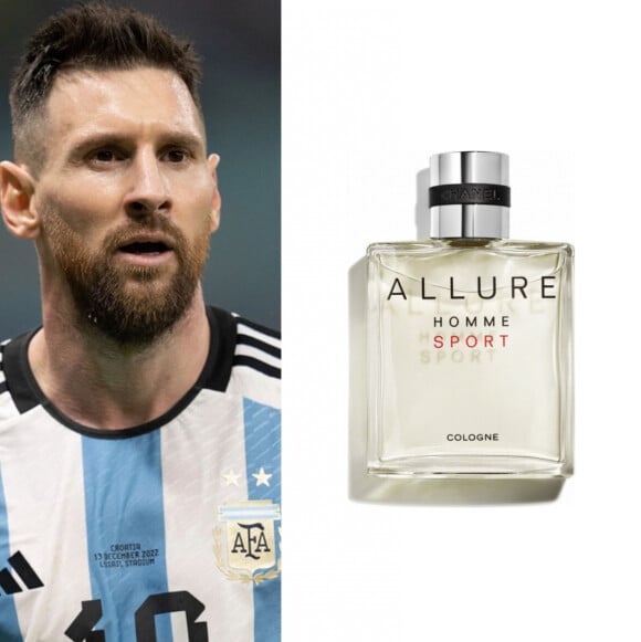 O perfume favorito de Messi é o Allume Homme Sport, de Chanel