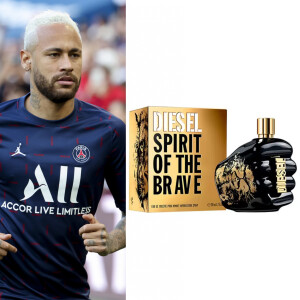 O perfume queridinho de Neymar é o Spirit of The Brave, da Diesel