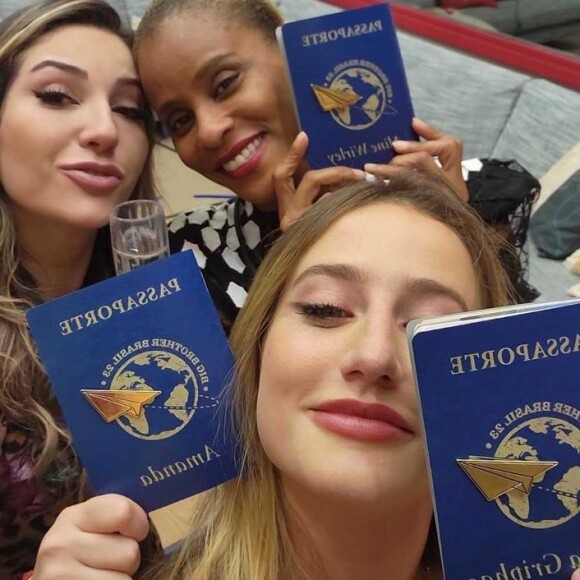 Bruna Griphao, Aline Wirley e Amanda, a grande vencedora, foram as finalistas do 'BBB 23'