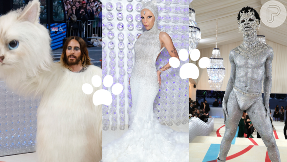 Gataria à solta: dona de fortuna milionária, gata de Karl Lagerfeld inspira looks ousados de famosos no MET Gala