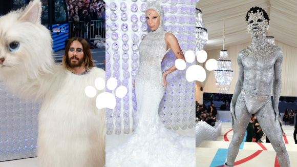 Gataria à solta: dona de fortuna milionária, gata de Karl Lagerfeld inspira looks ousados de famosos no MET Gala