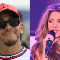Tá rolando? Veja fotos do flagra de Shakira e Lewis Hamilton, o suposto novo casalzão da p*rra!