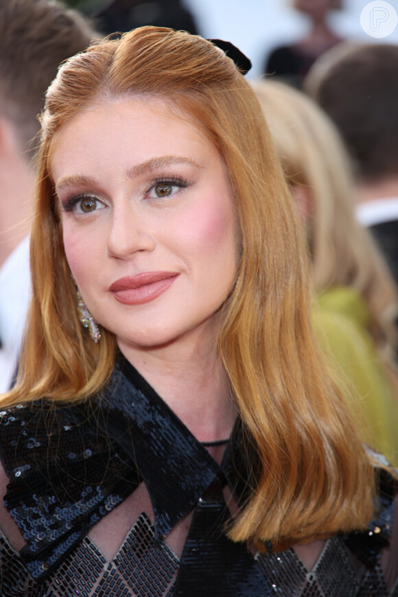 Marina Ruy Barbosa exibiu o cabelo mais curto no 76º Festival de Cannes