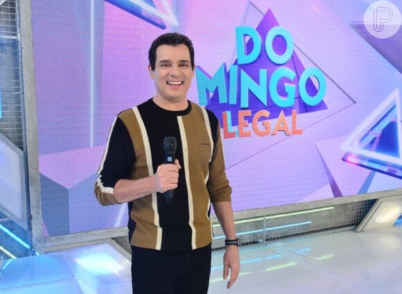 Celso Portiolli apresenta no SBT o 'Domingo Legal' desde 2009