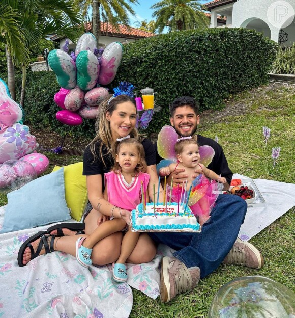 Virgínia Fonseca está em Miami, nos Estados Unidos, ao lado da família