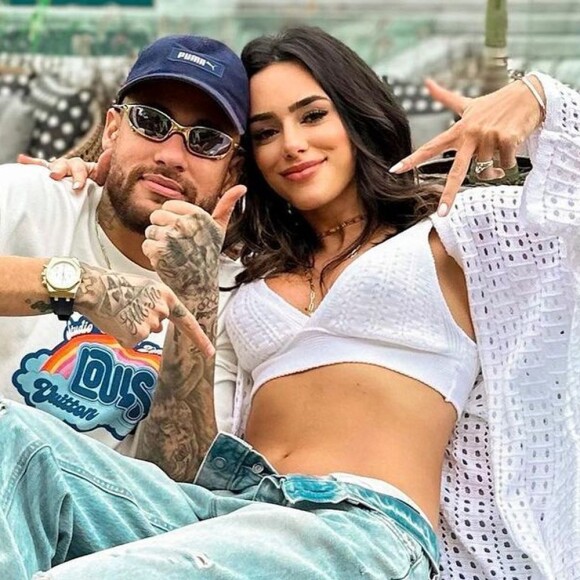 Neymar e Bruna Biancardi anunciaram a gravidez em abril deste ano