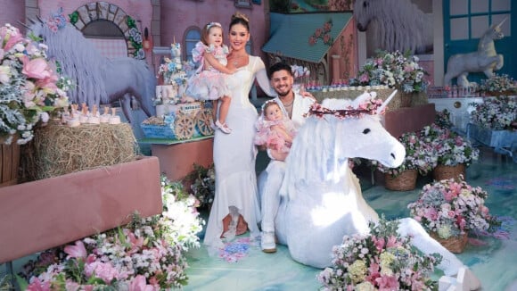 Virgínia Fonseca usa vestido de marca de luxo em festa da filha e impressiona: 'Pelo amor de Deus'. Detalhes do look!