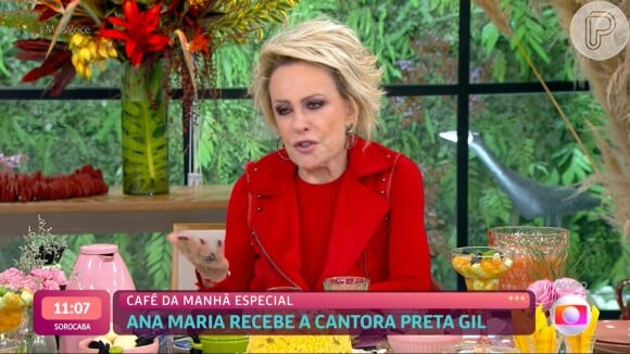 Ana Maria Braga ficou surpresa e admirada com a coragem de Preta Gil de pedir o divórcio no enquanto tratava o câncer.