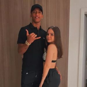 Mel Maia namorou João Pedro antes dele partir para Inglaterra.