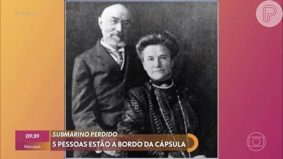 Tragédia com o submarino Titan: uma das vítimas era casada com tataraneta de casal morto no Titanic