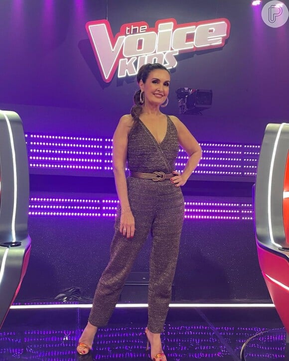 Fátima Bernardes está no comando do 'The Voice Kids'