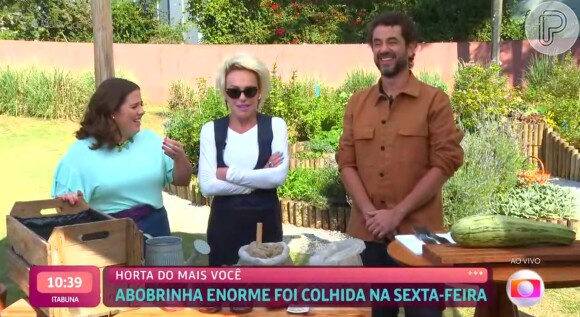 Ana Maria Braga convocou Tati Machado e Felipe Andreoli para solucionarem roubo na Globo: 'Abobrinha sumiu'